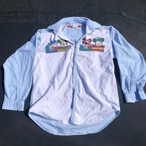 Vintage Disney Long Sleeve Button Up